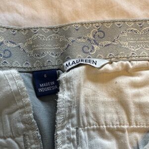 Women's Gray Cropped Pants